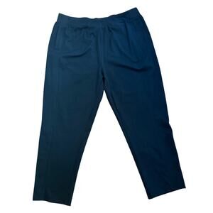 New NANETTE LAPORE PLAY Stretch Comfort Elastic Waist Pockets Black Pants Sz L